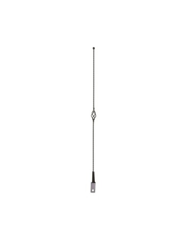 Lowrider Cage Twisted Antenna Black.